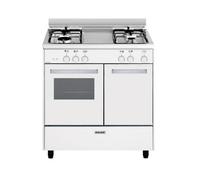 Glem Cuisinière Gaz 49l 4 Feux Blanc GA85PMWH