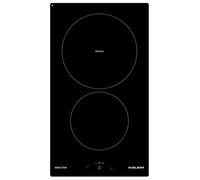 GLEM - Domino Induction 30cm GTI322 - 2 foyers - 1400W/2000W - Commandes frontales - Sécurité enfants