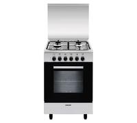 Cuisinière Glem A554MI6 - Acier inoxydable - Gaz - Moyenne