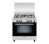 Cuisiniere Électrique Glem A855EI Minuteur 95L 5 Foyers Acier Inoxydable Inox G