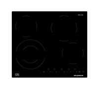 Glem Gas GTH64ET plaque Noir Intégré 59 cm Céramique 4 zone(s)