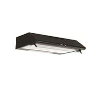 Hotte visière 60cm 230m3/h noir Glem Gas GHC620BK noir