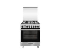 CUCINA 60CM 4F/GAS F.GAS MULTI VENTI.GRILL EL.INOX