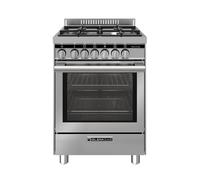 Glem Gas ST664MI Cuisine 60 x 60 3 F+1 Triple Couronne Four Multifonction 12 Programmes A+ Pizza Acier Inoxydable