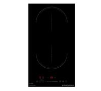 Glem Gas Table domino induction 30cm 2 feux 3500w noir - GTI321BS