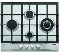 Glem Gaz Cuisinière gaz encastré 4 feux Largeur 60 cm Acier Inoxydable GT645IX