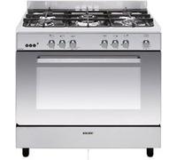 Cuisinière e-Cooker 90 x 60 cm inox - Four gaz catalyse 109 L - Gril él GLEM - GE960CMIX2