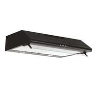 Glem GHC640BK - Hotte - standard - largeur : 60 cm - profondeur : 52 cm - evacuation & recyclage - noir mat Noir mat G