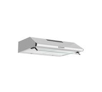 GLEM GHC640IX Hotte Sous Meuble 60CM 3 Vitesses 2 Moteurs Filtre Charbon Inox