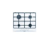 Glem GT64WH - Table de cuisson au gaz - 4 plaques de cuisson - Niche - largeur : 56 cm - profondeur : 48 cm - blanc