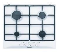 Glem GT64WH - Table de cuisson au gaz - 4 plaques de cuisson - Niche - largeur : 56 cm - profondeur : 48 cm - blanc Blanc