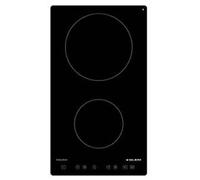 Glem GTI322 - Table de cuisson à induction - 2 plaques de cuisson - Niche - largeur : 27 cm - profondeur : 49 cm - noir
