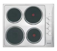 Glem Table de cuisson électrique GTL640IX 4 plaques, niche 56×48 cm acier inoxydable