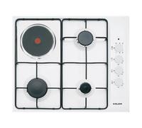Plaque mixte Glem GLEM - Table Cuisson Mixte Gaz-Electrique GTL647WH (GTL 647 WH) Blanc