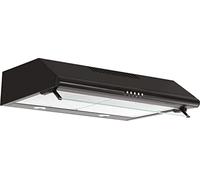 GHC640BK - Hotte - standard - largeur : 60 cm - profondeur : 52 cm - evacuation & recyclage - noir mat