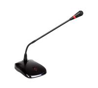 Micro Pupitre Professionel Glemm DMC972, col de cygne : 42 cm, pour conférence - Adaptateur XLR F - jack 6,3 mm inclus