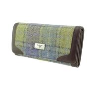 Glen Appin Harris Tweed LB2000 Porte-monnaie pliable pour femme, Col 112 Lilas/Citron vert, S, CasualH