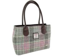 Glen Appin Harris Tweed Sac à main classique - LB1003 - Cassley, Couleur 134 rose tendre