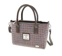 Glen Appin Harris Tweed Sac à main fourre-tout LB1228 Brora, Col 116 Jazzy Weave, S