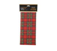 Glen Appin of Scotland Chemin de Table en Papier Airlaid Motif Tartan Royal Stewart