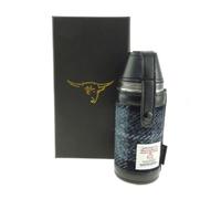 Glen Appin of Scotland Harris COL95 Gourde de chasse en tweed Gris/noir