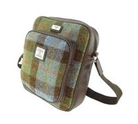 Glen Appin Of Scotland Harris Sac de voyage en tweed, Col 15 Vert à carreaux, m