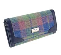 Glen Appin of Scotland LB2000-COL135 Harris Sac à main long en tartan bleu et rose, rose, Décontracté