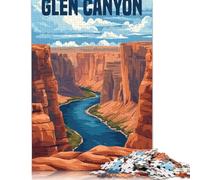 Glen Canyon Puzzle 1000 Pièces pour Adultes en Carton Défiant 38 x 26 cm (1000 Pièces)