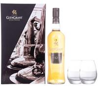 Glen Grant 12 Years Old Single Malt 43% Vol. 0,7l in Giftbox with 2 glasses