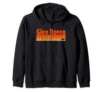 Glen Raven, Caroline du Nord Style rétro années 80 Sweat à Capuche