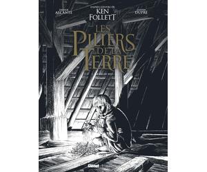 Glénat Les piliers de la Terre tome 2 - Le feu de Dieu (édition noir et blanc)