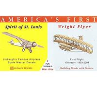 Glencoe Models 1:100 Echelle America's Premier Spirit of St Louis/Wright Flyer