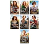 Glenda Young Collection 7 Books Set (The Toffee Factory Girls, Paper Mill Girl, Belle of the Back Streets, The Tuppenny Child, Pearl of Pit Lane, The Girl with the Scarlet Ribbon, The Miner's Lass)