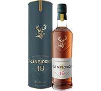 Glenfiddich. 18 ans Single Malt Scotch Whisky avec étui 40% vol - 70cl