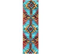 GLENLCWE Chemin de table rectangulaire à imprimé navajo aztèque du sud-ouest indien, amérindien, 183 cm de long, pour hommes et femmes