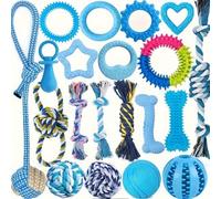 Glenmi Jouets à mâcher de Luxe for Chiens, 20 pièces, Jouets Mignons for Petits Chiens avec Cordes, Jouets à mâcher, Jouets interactifs for Chiens et Jouets for Chiots grinçants for Petits