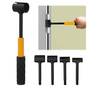 Glenmi Kit d'outils de réglage de charnière de porte, 4 tailles, outils de réglage de charnière multifonctions 4 en 1 de qualité supérieure, clé de réglage de l'espacement des charnières