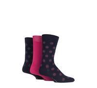 Glenmuir Mens 3 Paire Plaine et Patterned bambou Chaussettes