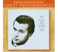 GLENN GOULD - GREAT PERFORMANCES /INVENTIONEN+SINFONIA CD 34 TRACKS BACH NEUF