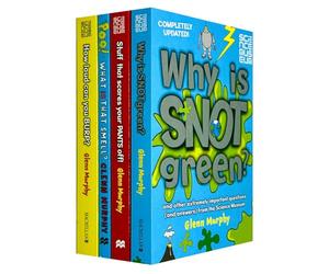 Glenn Murphy Collection 4 Books Set (Why is Snot Green?, Stuff That Scares Your Pants Off!, How Loud Can You Burp?, Poo! What IS That Smell?)