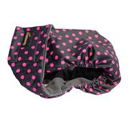 Glenndarcy Couche de Chien - Pas DE Trou DE Queue - pour Bouledogue français - Black Pink Dots Medium Pants Only