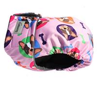 Glenndarcy Couche de Chien - Pas DE Trou DE Queue - pour Bouledogue français - Frenchies Medium & 2 Washable Pads