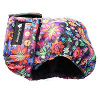 Glenndarcy Couche de Chien - Pas DE Trou DE Queue - pour Bouledogue français - (Medium Long & 2 Washable Pads, Daisy)