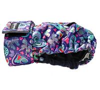 Glenndarcy - Couches de Chien - Flexi-Pantalon réglable - (Size Small to Medium Pants & 2 Washable Pads, Butterflies)