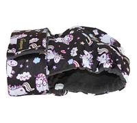Glenndarcy - Couches de Chien - Flexi-Pantalon réglable - (Size Small to Medium Pants & 2 Washable Pads, Unicorns)