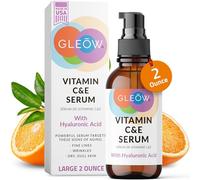 GLEOW Vitamin C Face Serum, Vitamin C Serum for Face with Hyaluronic Acid, Vitamin C for Face, Hydrating Serum for Face, Skin Brightening Serum 2oz