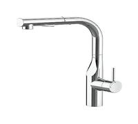 Roca Mitigeur cuisine Glera H 342 mm chromé, avec douchette