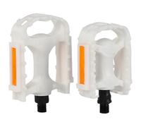 GLERC Pédale de vélo pour enfant 1/2" pour BMX Cruiser Pédales de vélo 1 paire de rechange Taille M Convient pour vélo de 30,5 cm, 35,6 cm, 40,6 cm, 45,7 cm, blanc