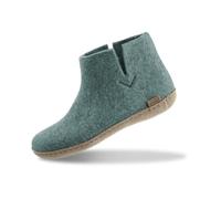Glerups Chaussons en feutre pour homme et femme | Bottes confortables pour homme et femme avec semelle souple en cuir | Bottes en feutre pour homme et femme | Chaussons confortables pour homme et