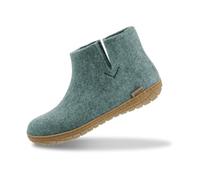 Glerups Chaussons en feutre pour homme et femme (taille 45) | Bottes confortables pour homme et femme avec semelle en caoutchouc naturel | Bottes en feutre pour homme et femme | Pantoufles